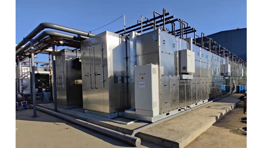 昆山某半導(dǎo)體行業(yè)污泥干化機應(yīng)用